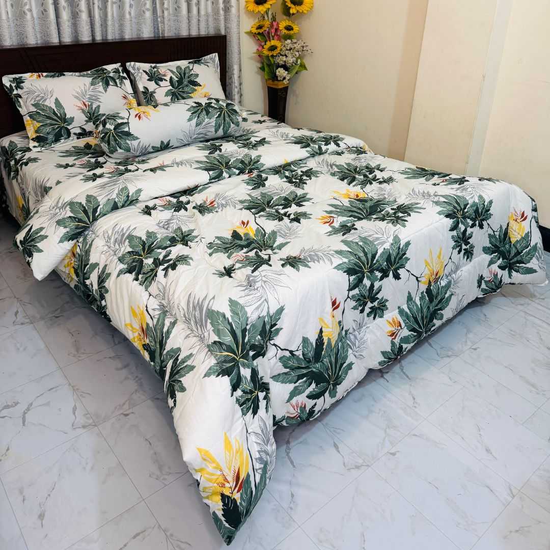 Premium,Quality,Twill,Cotton,Comforter,5,Pcs,Set 505287 - Home & Garden > Linens & Bedding > Bedding > Quilts & Comforters
