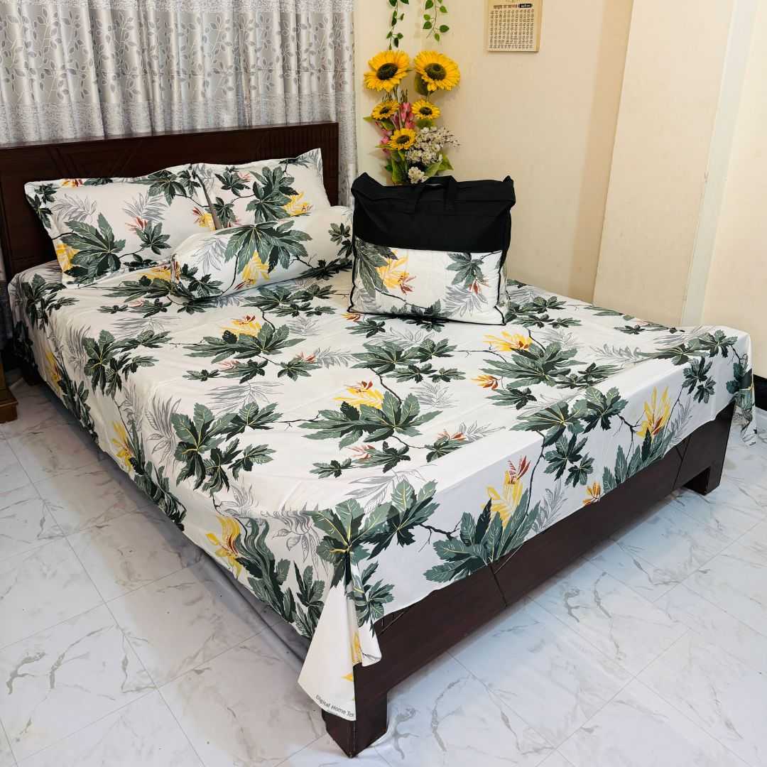 Premium,Quality,Twill,Cotton,Comforter,5,Pcs,Set 505287 - Home & Garden > Linens & Bedding > Bedding > Quilts & Comforters