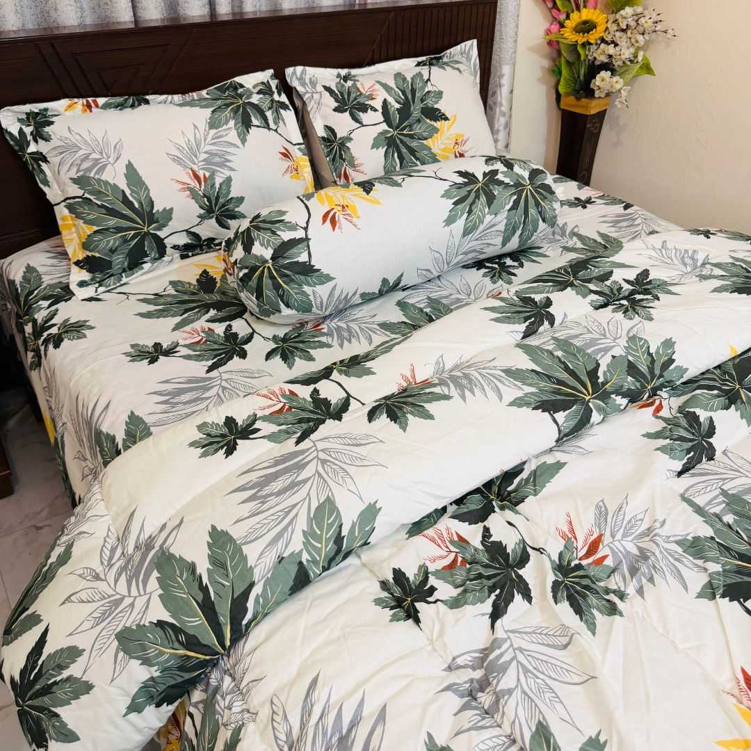 Premium,Quality,Twill,Cotton,Comforter,5,Pcs,Set 505287 - Home & Garden > Linens & Bedding > Bedding > Quilts & Comforters