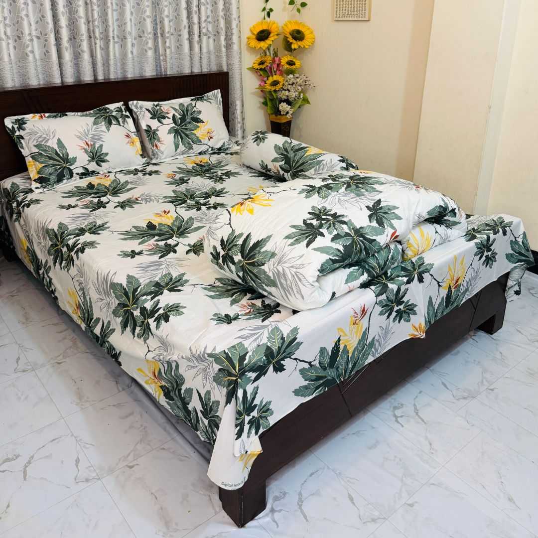 Premium,Quality,Twill,Cotton,Comforter,5,Pcs,Set 505287 - Home & Garden > Linens & Bedding > Bedding > Quilts & Comforters