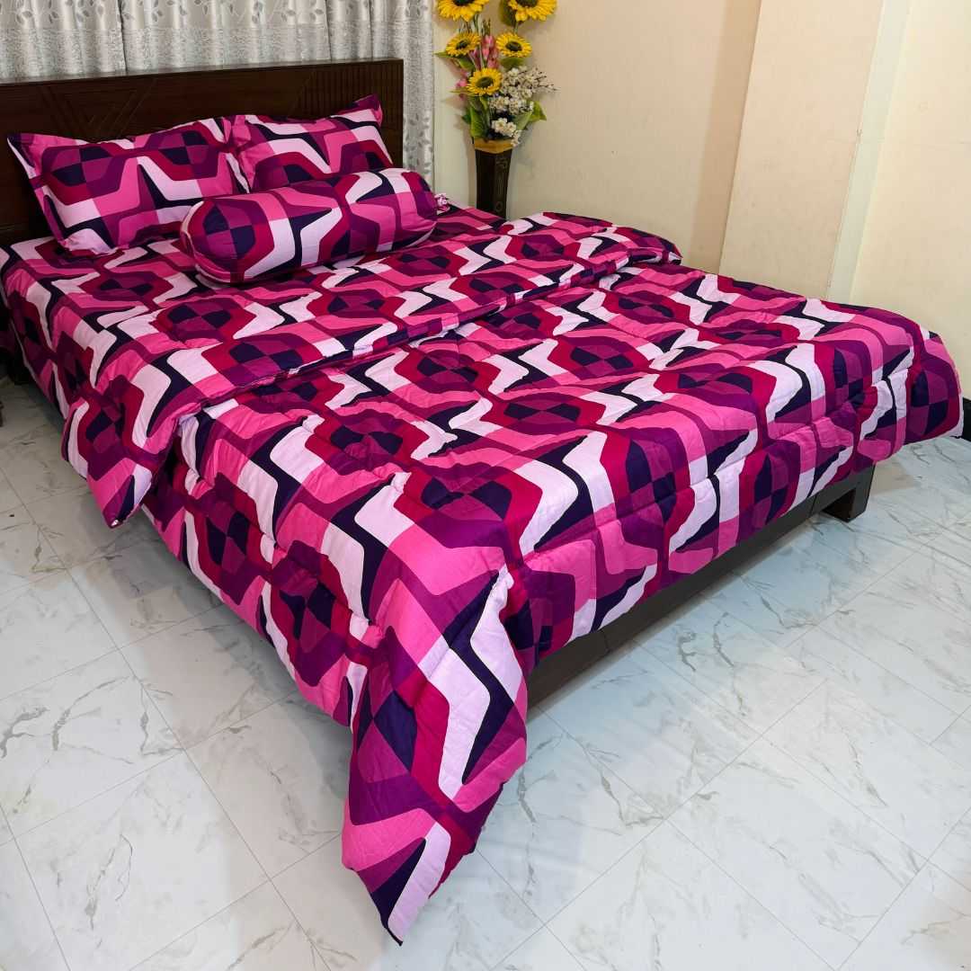 Premium,Quality,Twill,Cotton,Comforter,5,Pcs,Set 505287 - Home & Garden > Linens & Bedding > Bedding > Quilts & Comforters
