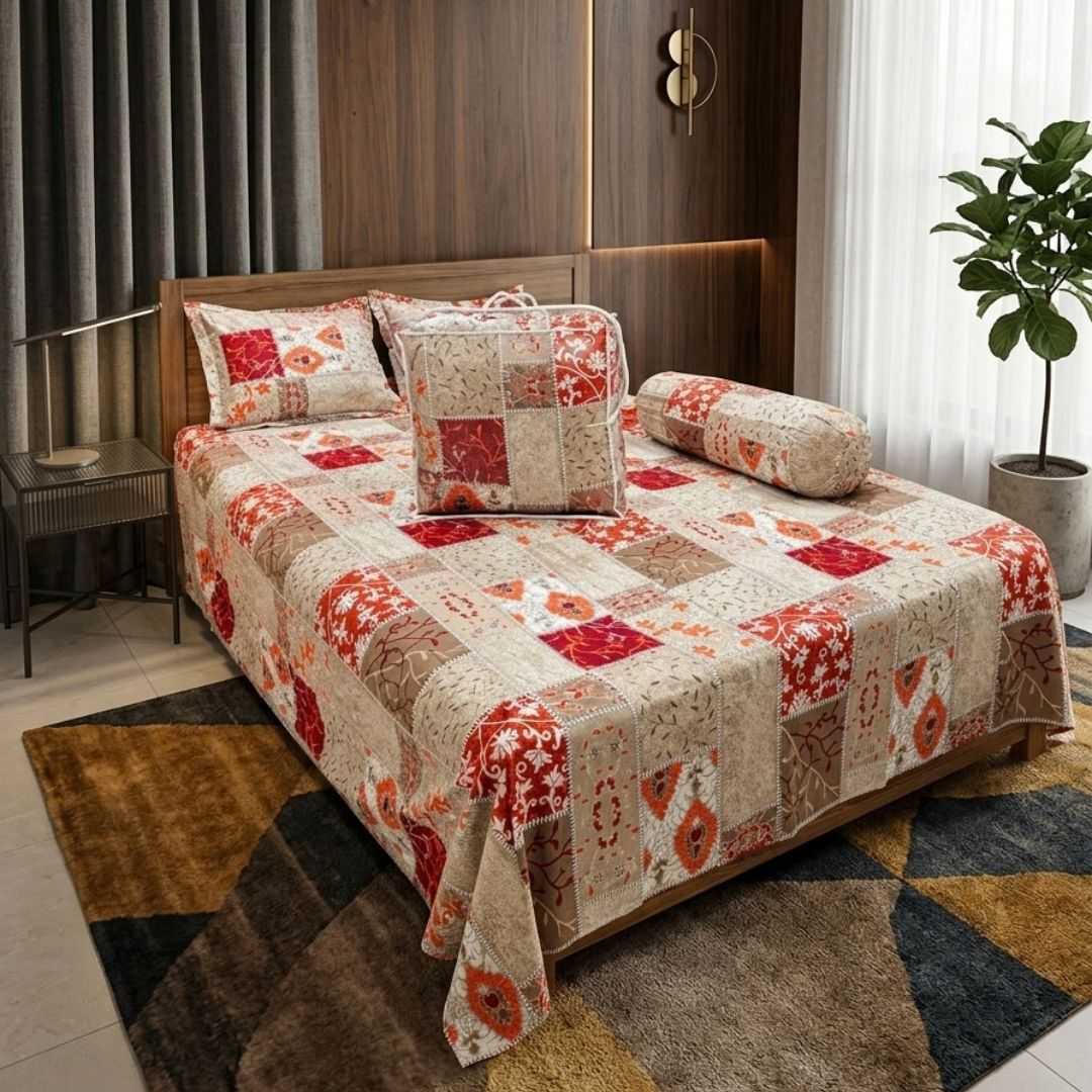 Premium,Quality,Twill,Cotton,Comforter,5,Pcs,Set 505287 - Home & Garden > Linens & Bedding > Bedding > Quilts & Comforters
