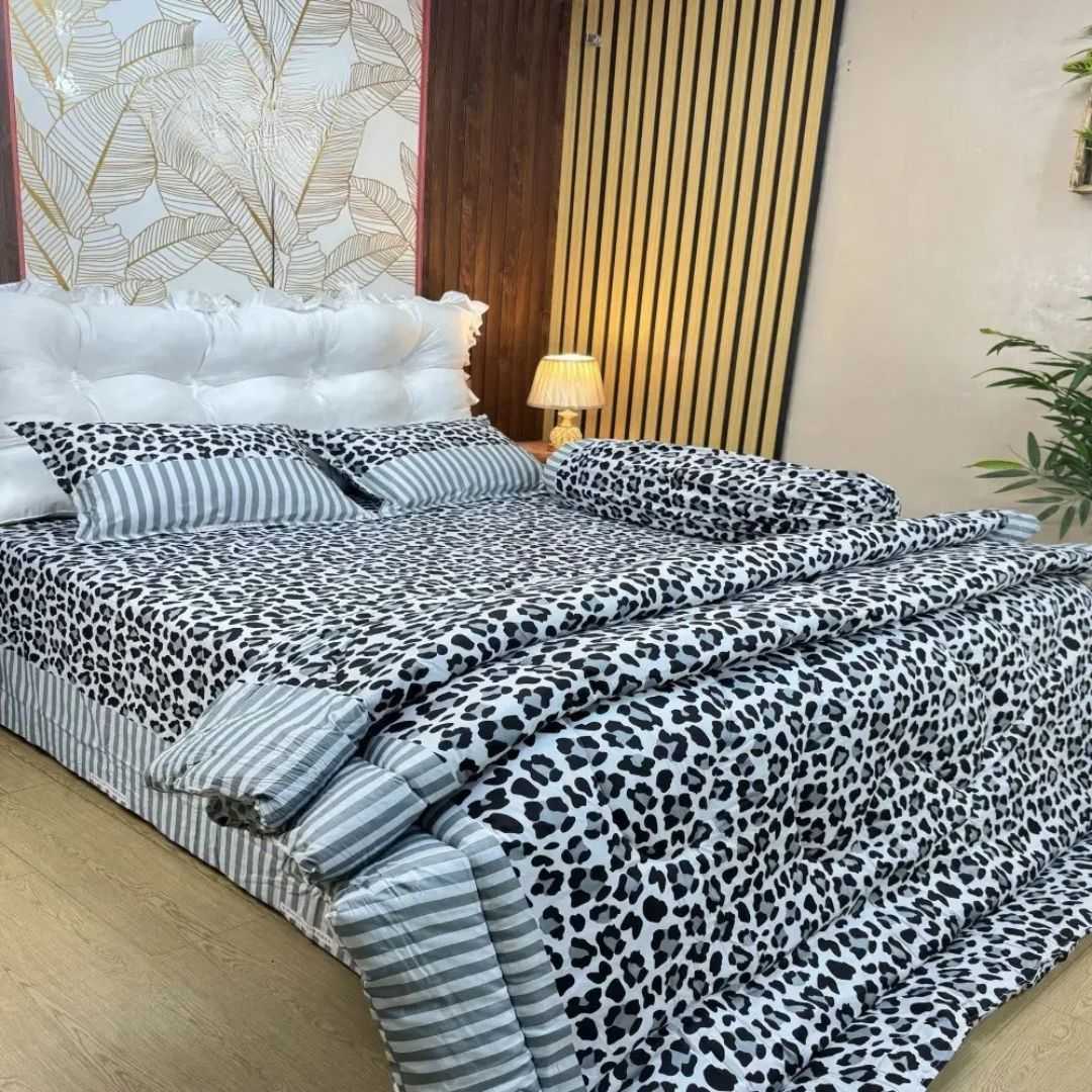 Premium,Quality,Twill,Cotton,Comforter,5,Pcs,Set 505287 - Home & Garden > Linens & Bedding > Bedding > Quilts & Comforters